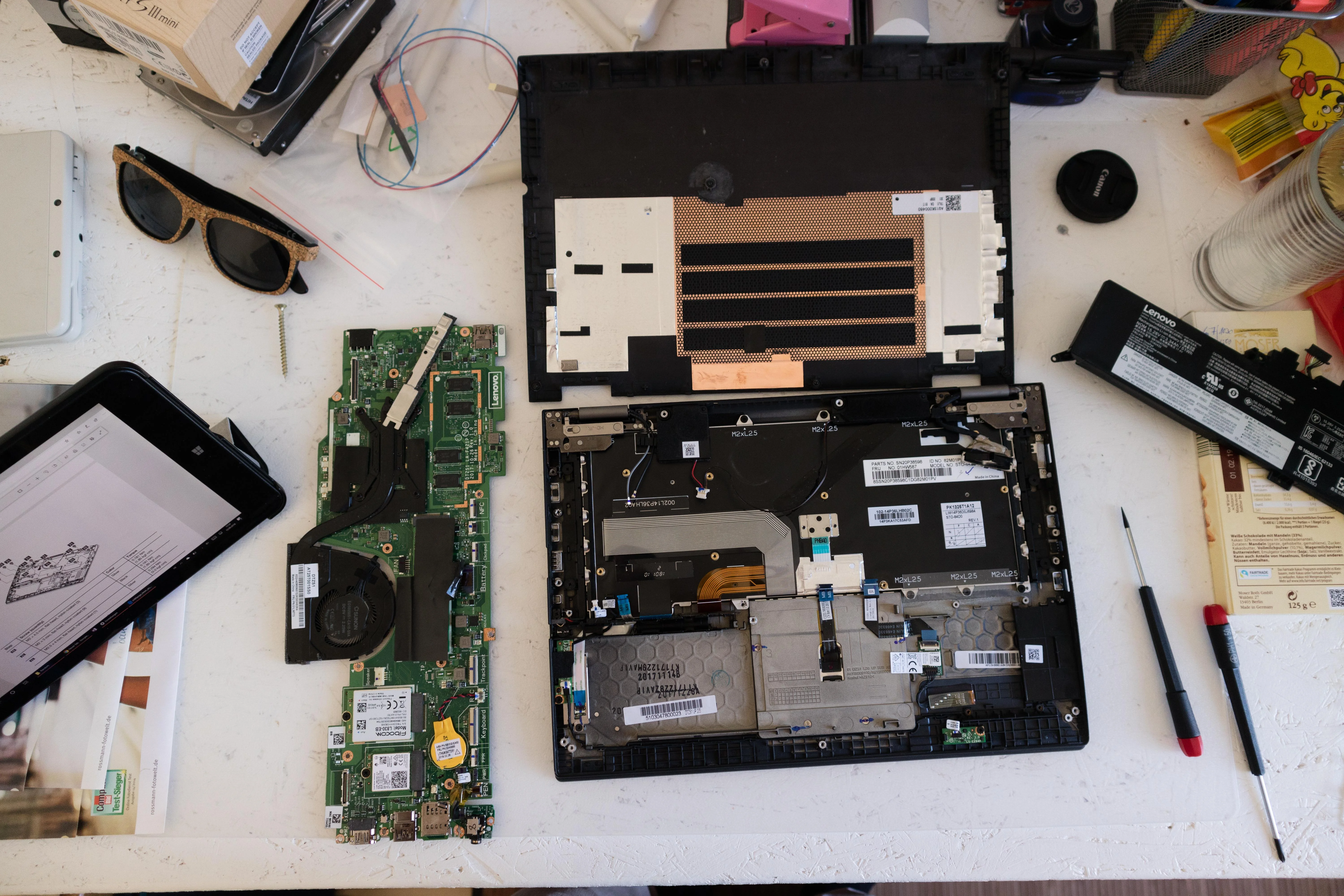 mainboard removed